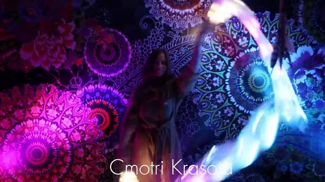 светодиодные вейлы "pink sunset" led silk fan veils смотреть онлайн