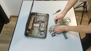 Полная разборка ноутбука HP g6-2252sr Complete disassembly of the HP g6-2252sr laptop