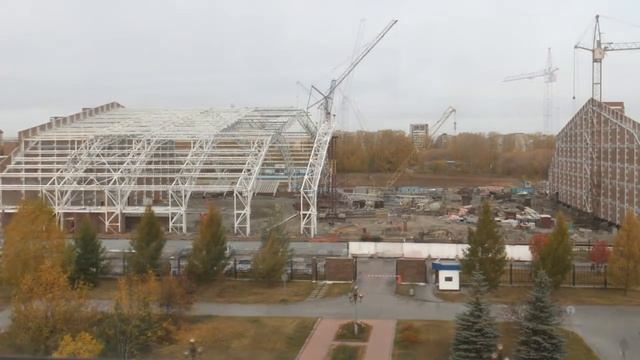 Фотосъемка cтройки футбольного манежа "Заря" 2009-2011 смотреть онлайн