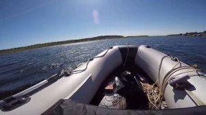 Лодочный Мотор Mercury 5 л.с - на что способен? Уезжаем домой.