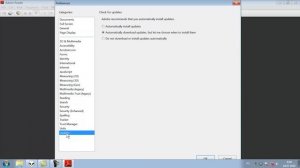 как отключить обновление в Adobe Reader