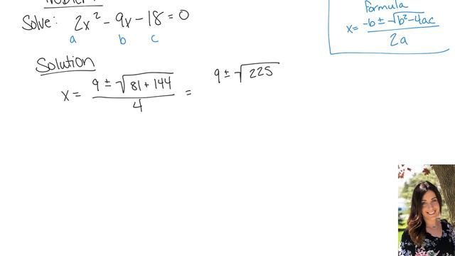 Quadratic Equation: Solve 2x^2 - 9x - 18 = 0 смотреть онлайн