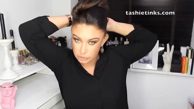 Rihanna Slicked back hair tutorial - Bellami Kylie hair kouture смотреть онлайн