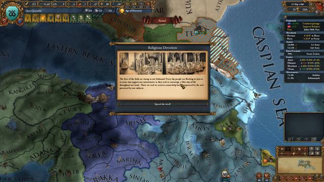 EU4 Qara Qoyunlu - Against The Great Horde! #27 Cradle of Civilization, Roleplay Gameplay Hard PC смотреть онлайн