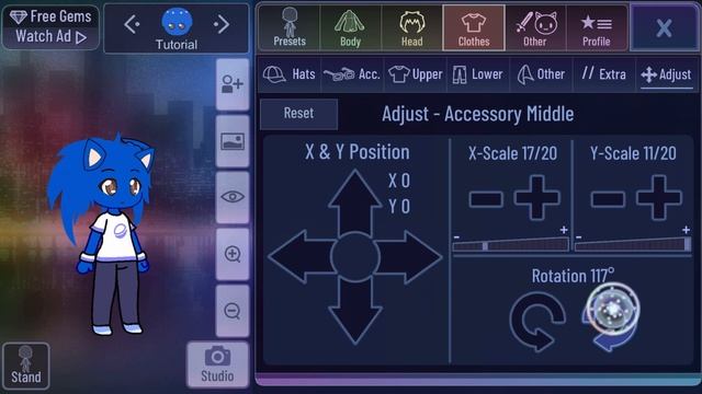 How to make Sonic The Hedgehog in Gacha Club! //Tutorial смотреть онлайн