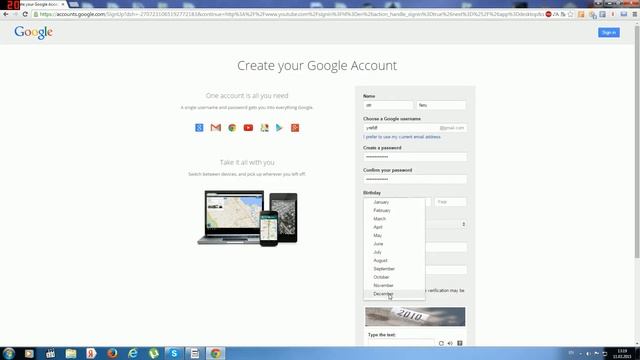 регистрация на YouTube смотреть онлайн