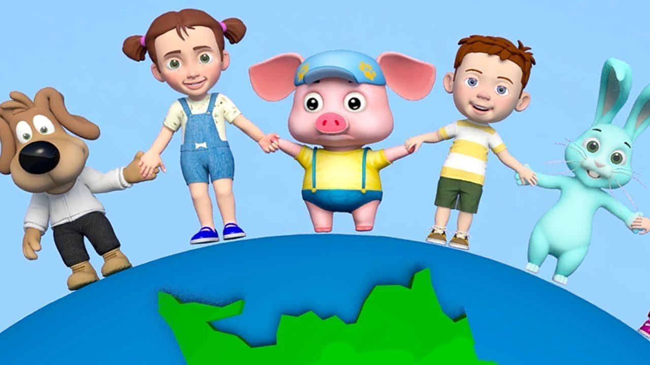 Детские песенки - Маленькие дети на большой планете смотреть онлайн