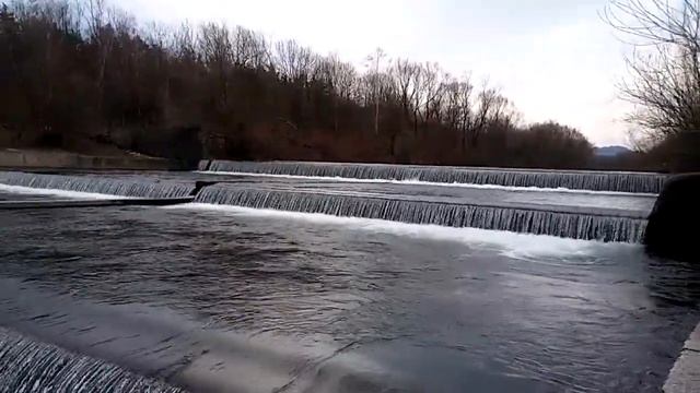 Река Висла..Город Устронь.Польша. смотреть онлайн