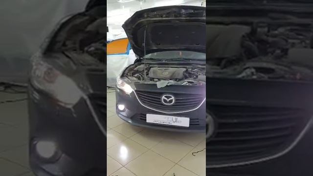 Mazda 6 - поменяли лампы ближнего и дальнего света, габаритки и противотуманки смотреть онлайн