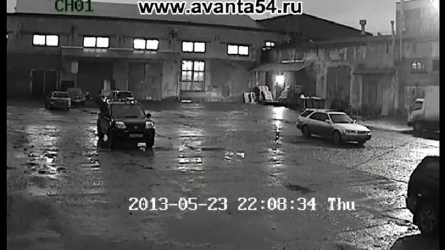 Запись парковки с камеры CTV-CPB36 IR24 и видеорегистратора CTV-L7204 смотреть онлайн