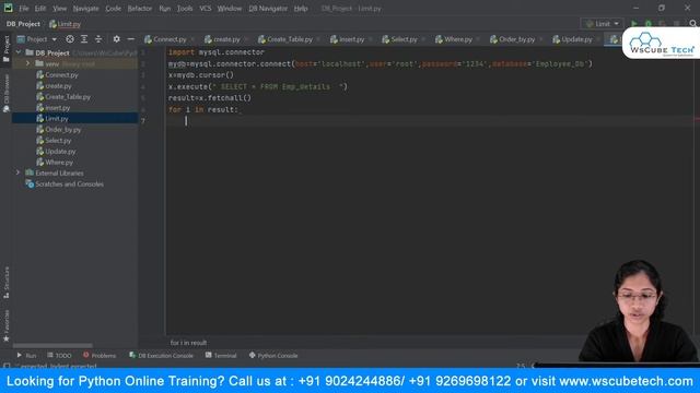 Limit Query in MySQL | Learn MySQL Limit Query in Python | Python Tutorial #50 смотреть онлайн