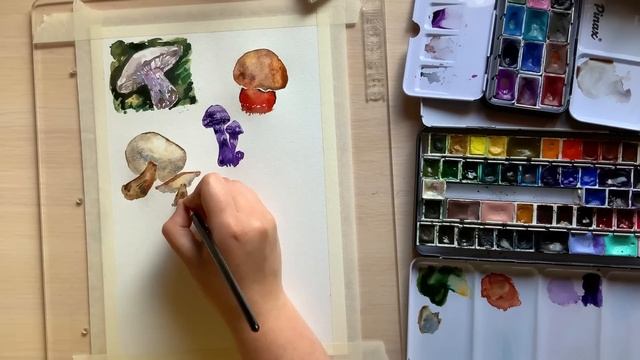 Пленэр, люди, грибы и воображение | speedpaint | evanjarvi смотреть онлайн