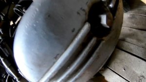 Снятие коробки передач Урал.Открутилось сцепление.Девушка на ИЖе/Removing gearbox Ural moto