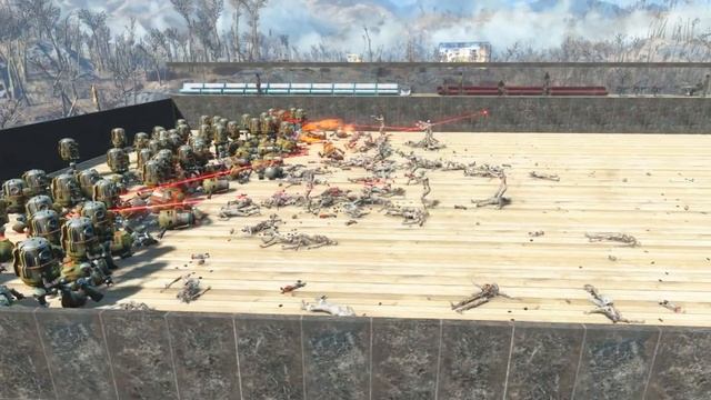 Fallout 4 - 100 DRINKIN' BUDDIES vs 100 SYNTHS - Battles #47 смотреть онлайн