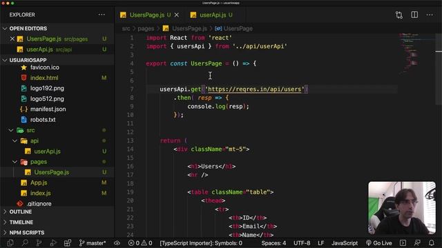 Nivel principiante: Aplicación básica de React con petición Http смотреть онлайн