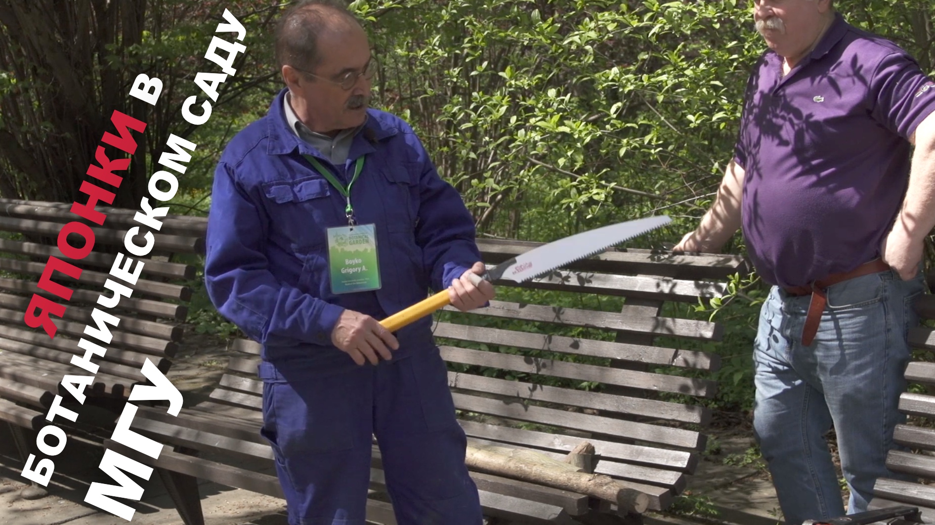 Как режут японские пилы Kataba Takagi и Zetsaw | Ботанический сад МГУ | Обзор и мнение дендролога смотреть онлайн