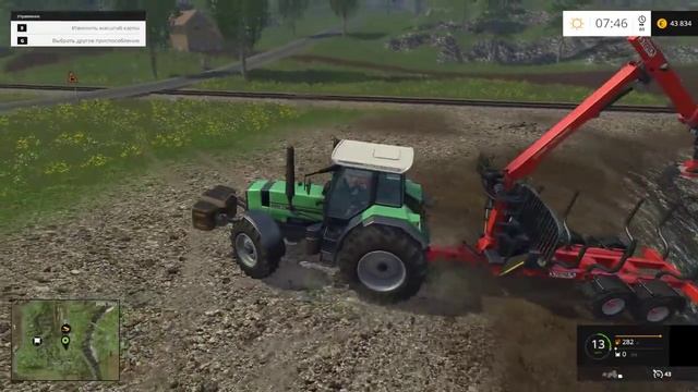 Farming Simulator 2015 прохождение 4 (валим лес и днем и ночью) смотреть онлайн