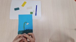 Пластилинография "Подснежники"