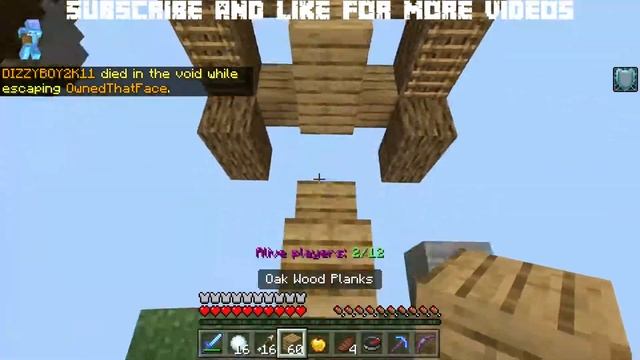 Minecraft Windows 10 Edition - Gameplay Server Skywars #2 смотреть онлайн