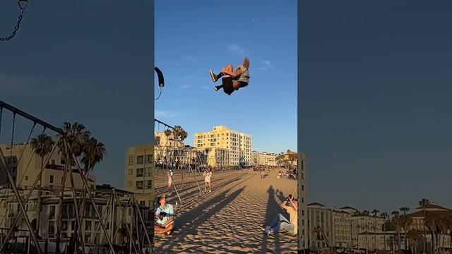 Крутой прыжок с качелей смотреть онлайн