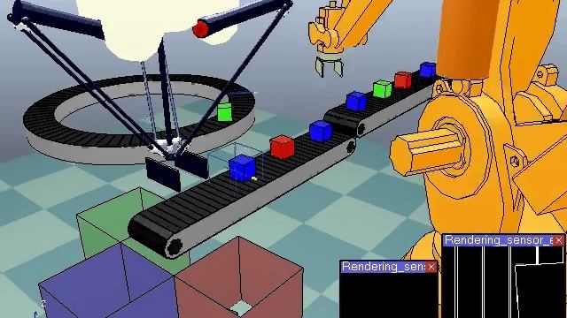 Robot Simulator: Pick and Place Demo in V-REP смотреть онлайн