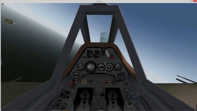 Focke-Wulf Fw190 - CrossWind TakeOff & Landing HD смотреть онлайн