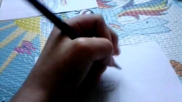 Как нарисовать пони искарку! смотреть онлайн