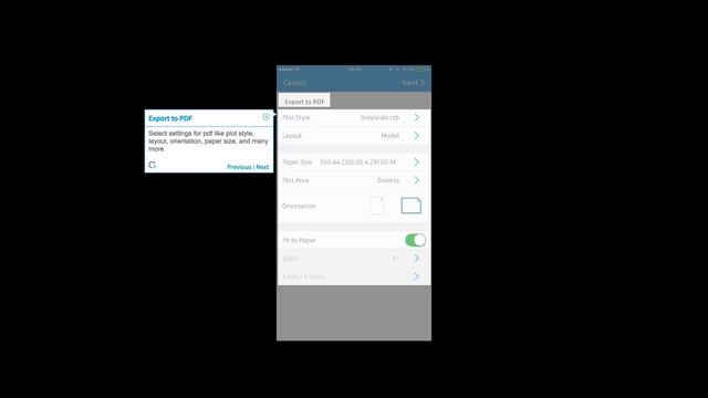 How to Export a Drawing in PDF Using AutoCAD Mobile App смотреть онлайн