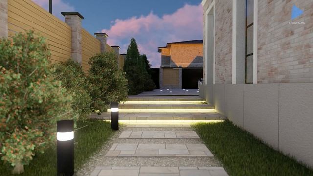 3D Визуализация загородного дома смотреть онлайн