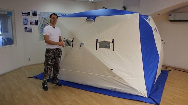 Палатка для зимней рыбалки Polar Bird 3 T Long+(Плюс), обзор новинки. смотреть онлайн