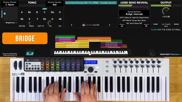 Lord Send Revival MainStage patch keyboard cover- Hillsong Young & Free смотреть онлайн