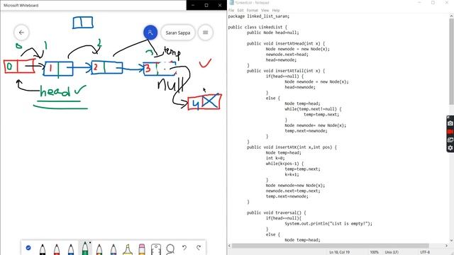 Linked List in Java смотреть онлайн