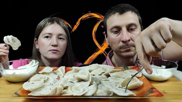 МУКБАНГ ВАРЕНИКИ С КАРТОШКОЙ НА УЖИН | MUKBANG DUMPLINGS WITH POTATOES FOR DINNER. #dumplings
