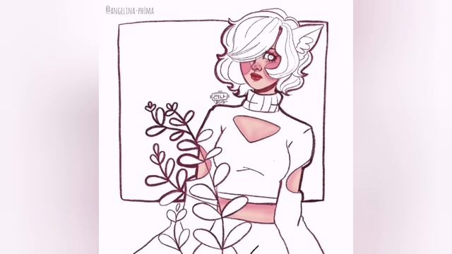 speedpaint - catgirl [procreate] by vulya (=^･^=) смотреть онлайн