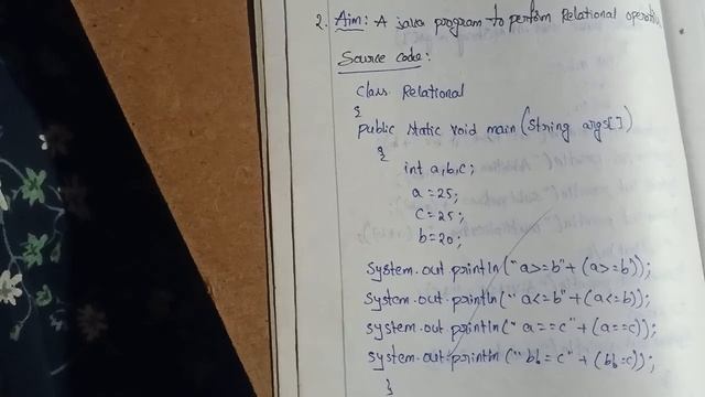 Java program to perform Relational operation #study #programming #engineering смотреть онлайн
