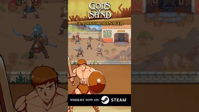 New gladiator manager! Gods of Sand - Now on Steam #shorts смотреть онлайн