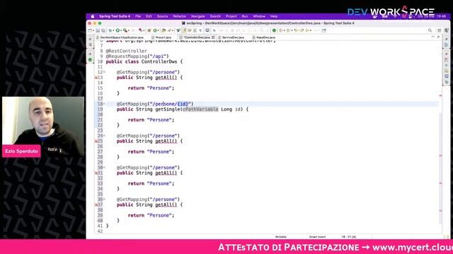 Dev WorkSpace #27・Creiamo API Rest con Java, Spring e Spring Boot смотреть онлайн