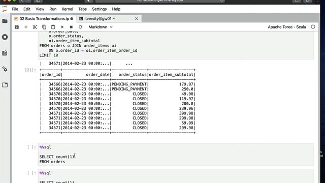 Data Engineering using Spark SQL - Basic Transformations - Joining Tables - Inner смотреть онлайн