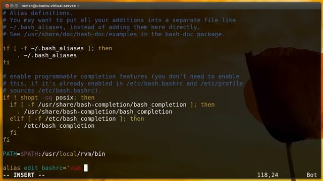 Научись Linux: .bashrc и команда alias (эпизод 8) смотреть онлайн