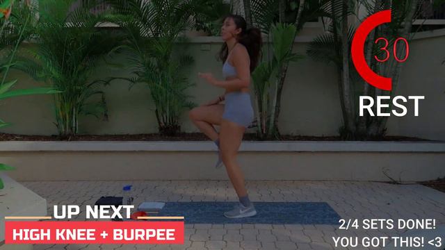 DAY 1 BURPEE BURNOUT 🔥 | 2-4 WEEK SHRED/HIIT CHALLENGE | fat burner / cardio killer смотреть онлайн