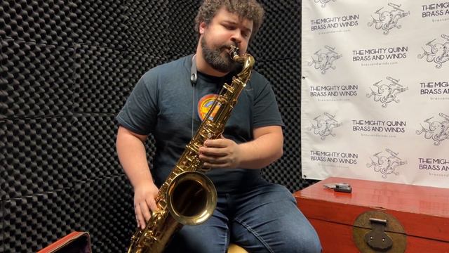 FIRST YEAR Selmer Paris MVI Tenor Saxophone SN 56XXX played by Jackson Cotugno смотреть онлайн