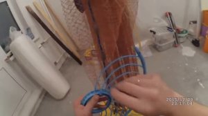 Установка  кольца на кастинговую сеть Фрисби. Как поставить кольцо на кастинговую сеть