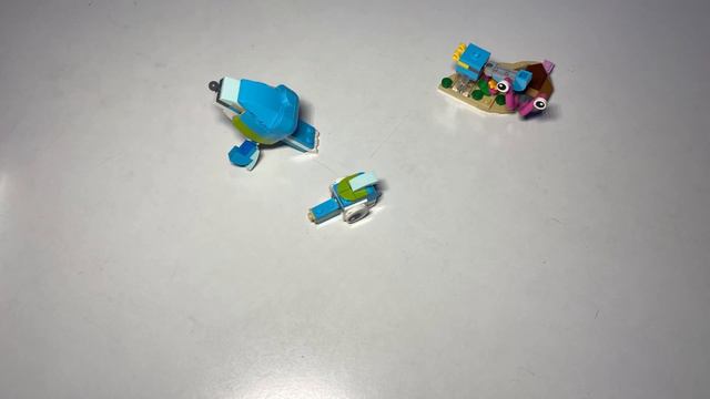 31128 LEGO Dolphin and Turtle 3 in 1 Secondary Build - Seahorse and Sea Snail (2022) смотреть онлайн