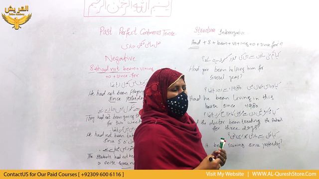 Past Perfect Continuous Tense Explained By Mam Farzana | Lecture No. 10 | @ALQureshOnlineAcademy| смотреть онлайн