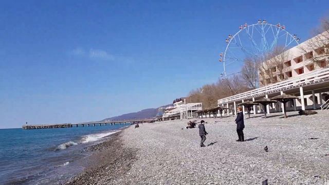 Лазаревское Сочи ул.Партизанская,пляж "Лазурный" и конечно парк!!! (по ускоренной программе) смотреть онлайн