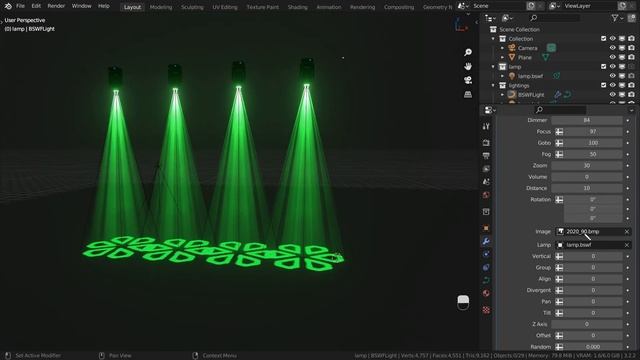 Blender Stage Kit big upgrade - (Color sync, Gobo, Volume) смотреть онлайн