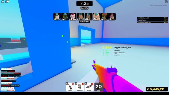 Разметал всех в Big Paintball в Roblox ! База противника №1