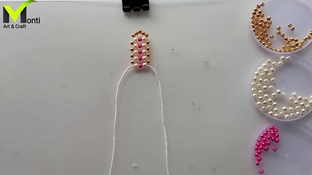 How To Make Easy Beaded Bracelet || Simple And Easy Bracelet Making || Easy Bracelet Making Tutoria