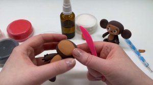 Лепим Чебурашку из воздушного пластилина