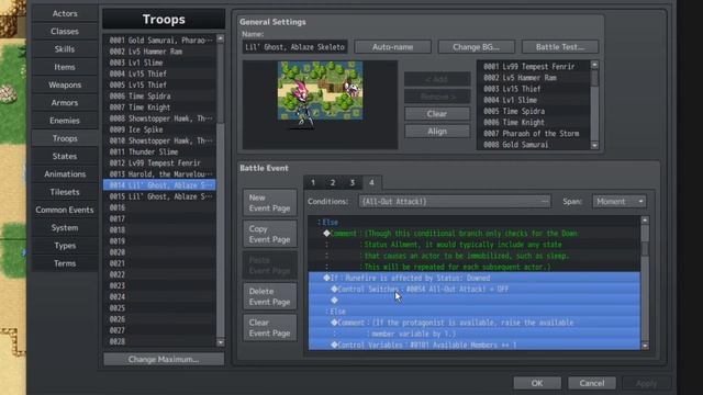 RPG Maker Tutorial: Persona's Down State & All-Out Attack! (Suggested by Yosuke Hanamura) смотреть онлайн